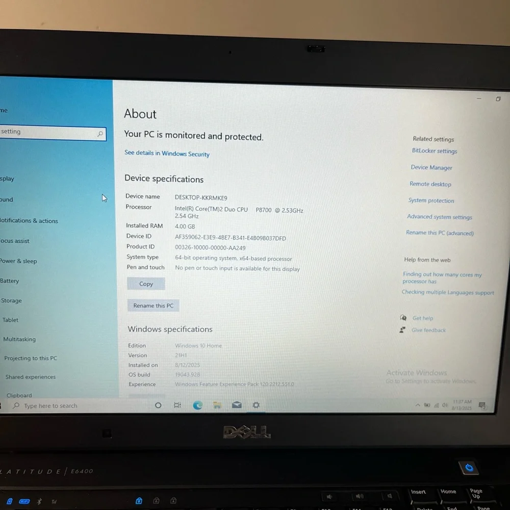 Dell Latitude E6400 Laptop (Refurbished)